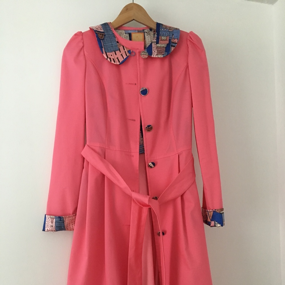 Hot Pink Trench Coat